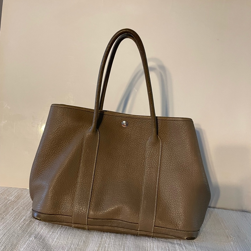 🚫SOLD❗️Hermes Garden Party Leather PM 36 bag